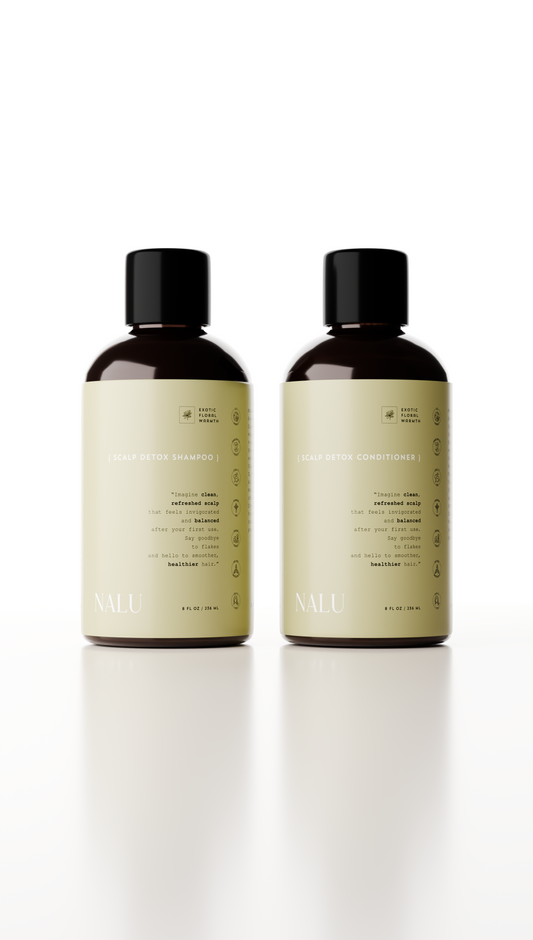 NALU Organic Scalp Detox Shampoo & Conditioner Set